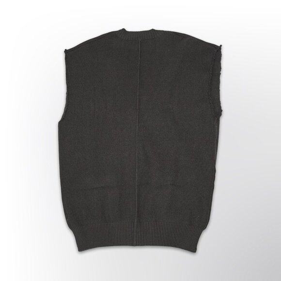 Free People Sweater Knit Vest - Charcoal - Size XS - Picture 2 of 2